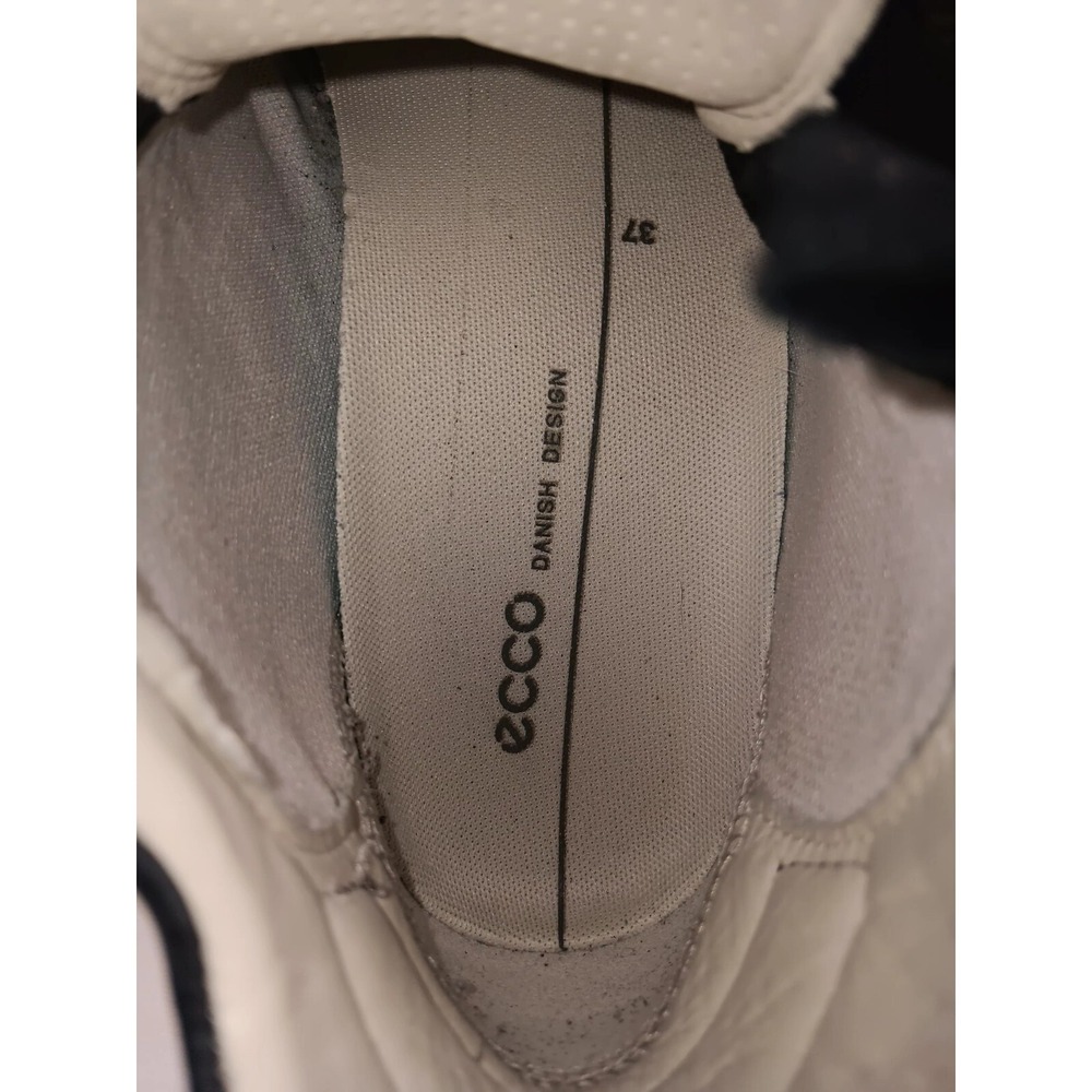 ECCO Leather Zip / Lace Sneakers Women's Size 37 EU 6/6.5 US‎ - Picture 8 of 14